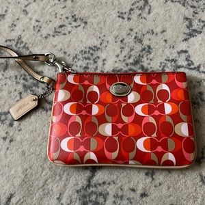 Coach Wristlet like new. Used once